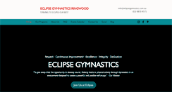 Desktop Screenshot of eclipsegymnastics.com.au